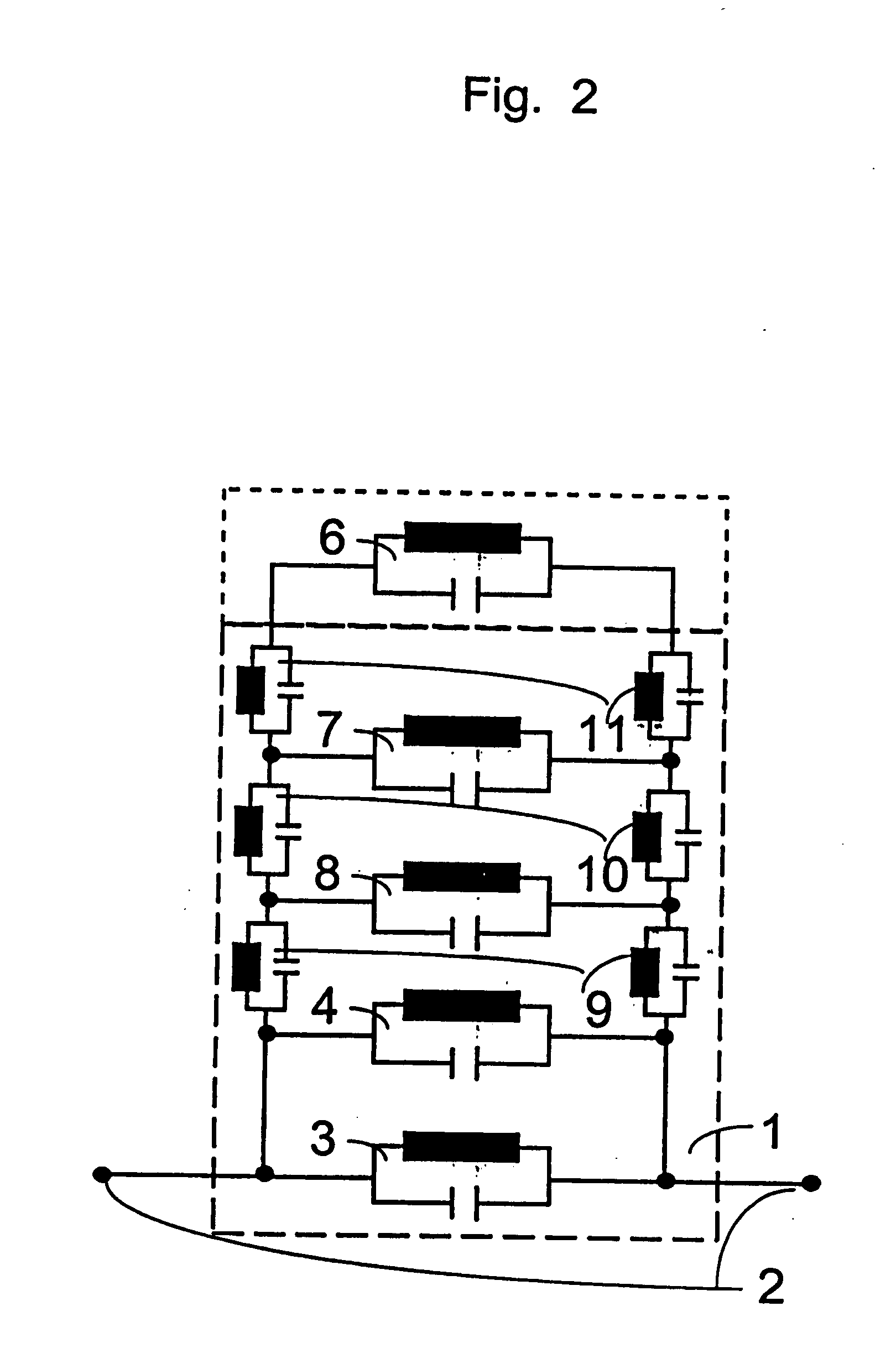 Measuring probe for detecting agents and the measurement of their concentrations