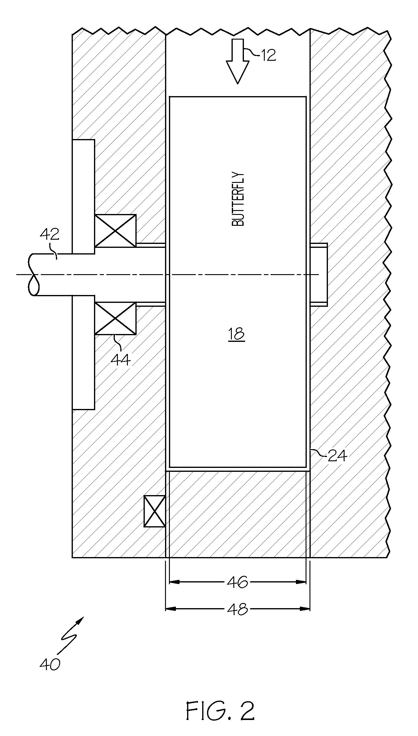 Force balanced butterfly proportional hot gas valve