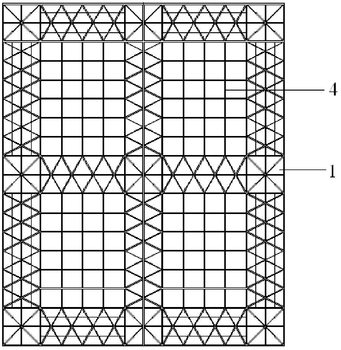 High-strength ultralight tray and preparation method thereof