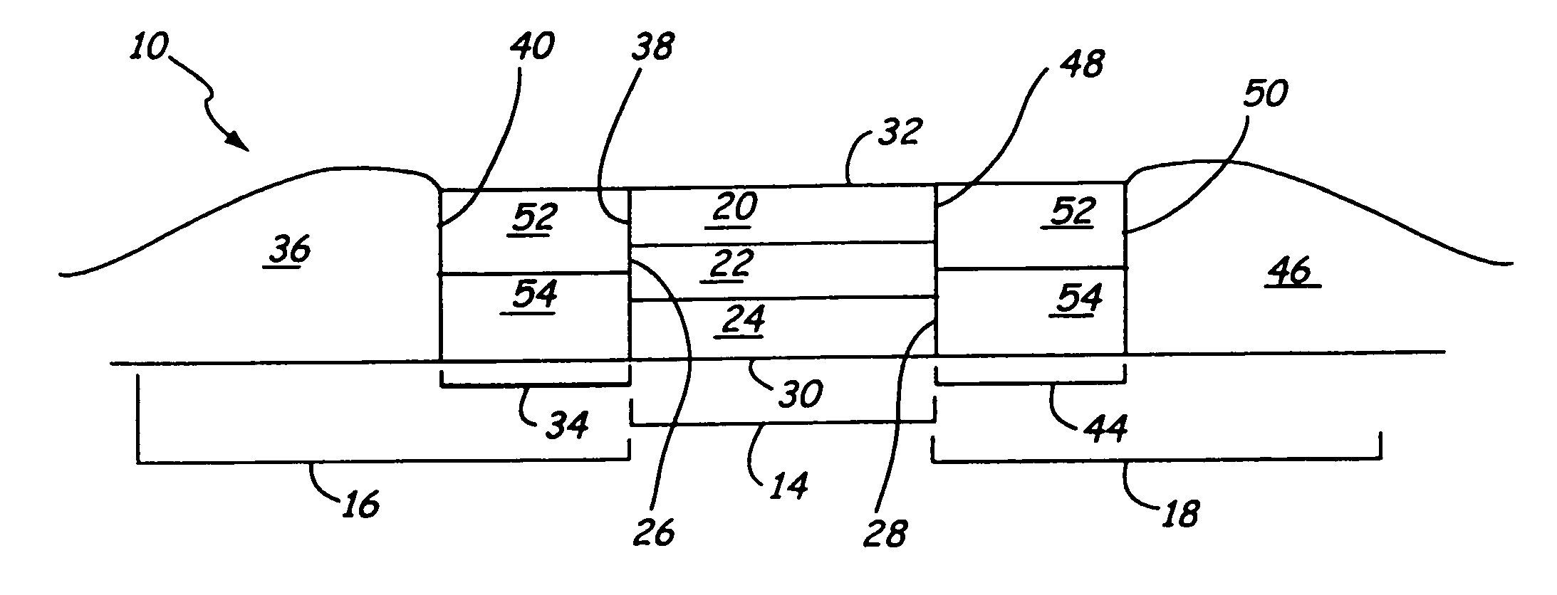 Mag-tab design for biasing magnetic sensors