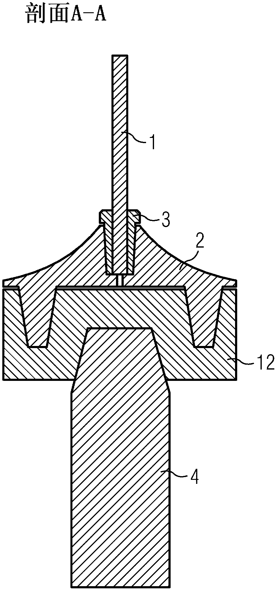 Support cone for silicon seed bars