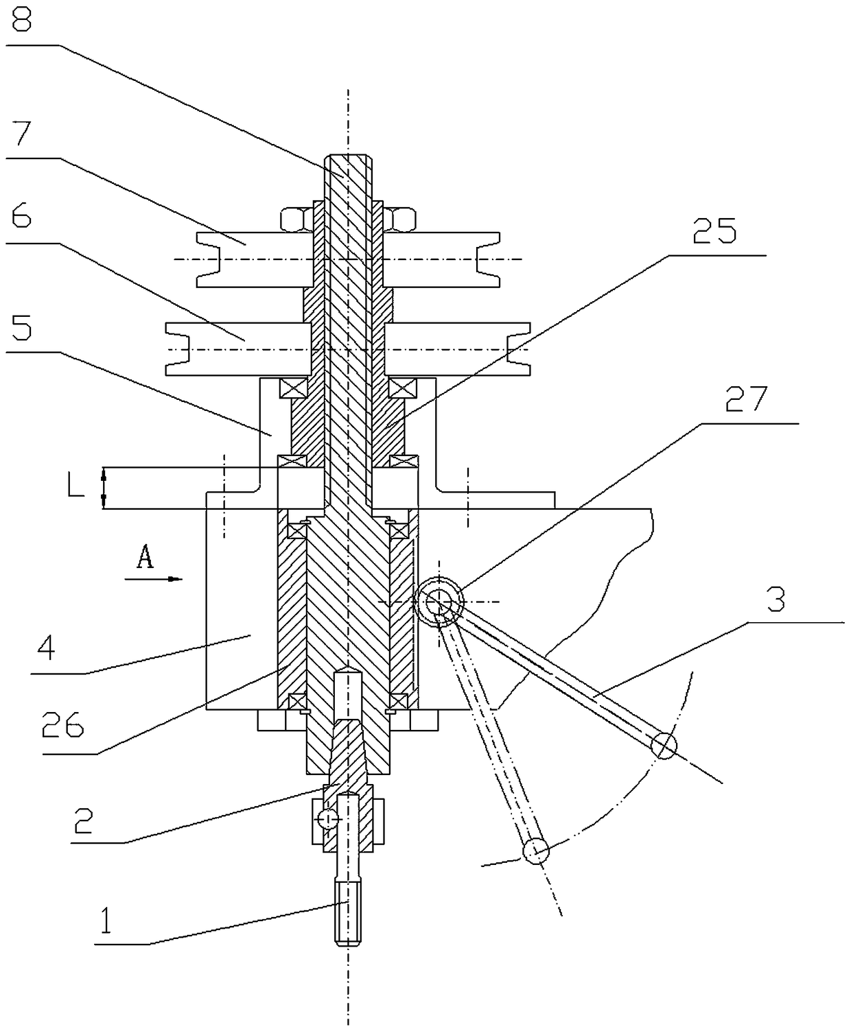 Large stroke high speed electric tapping machine