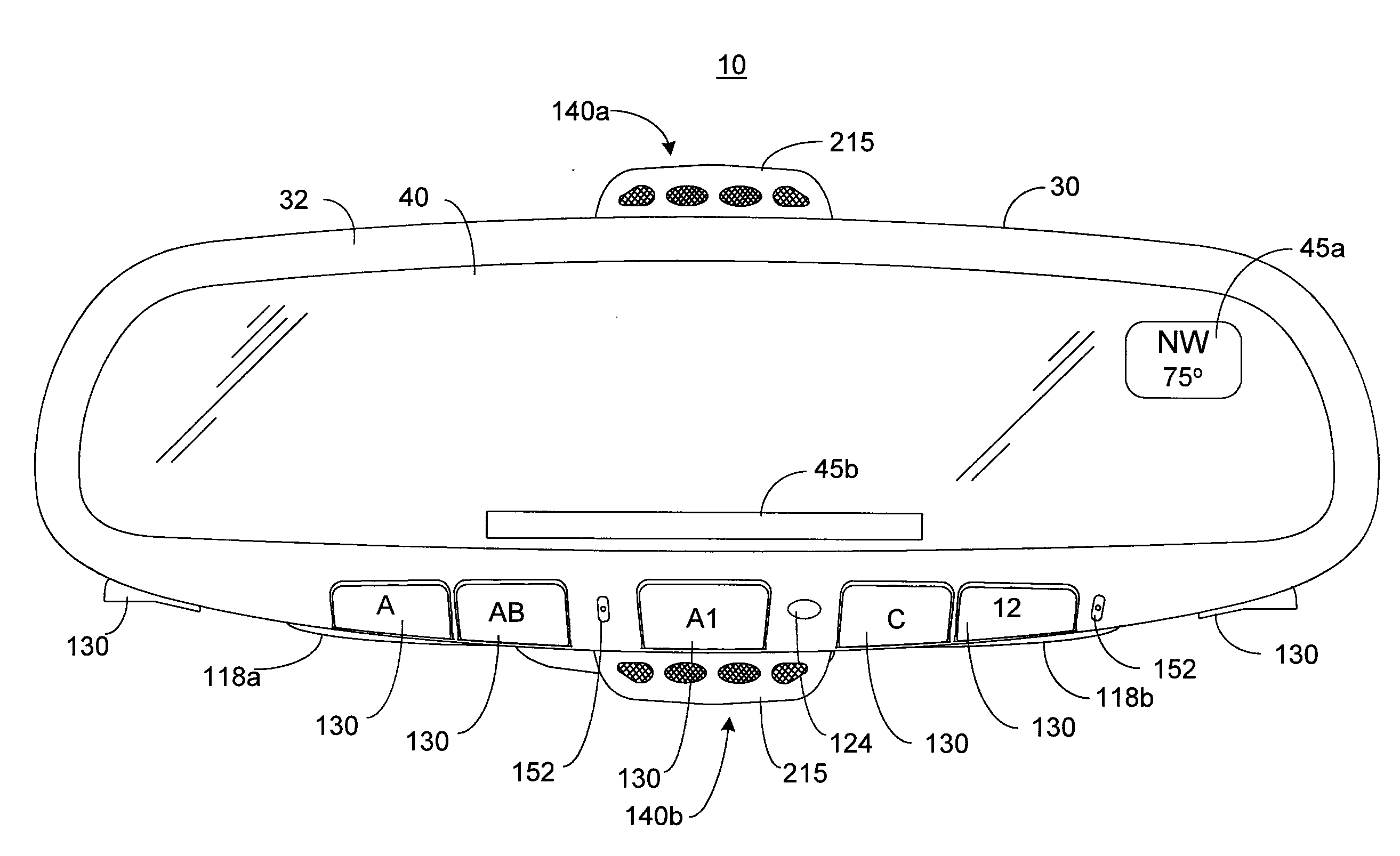 Rearview assemblies incorporating hands-free telephone components