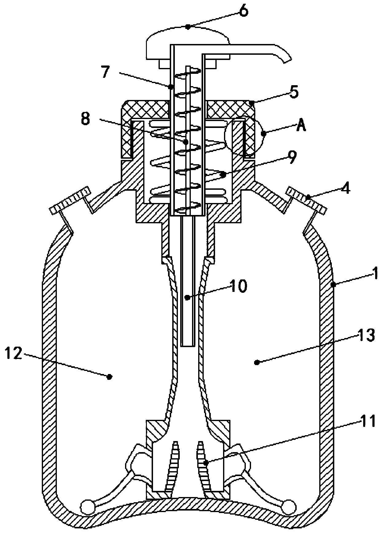 Soft mask mixing bottle