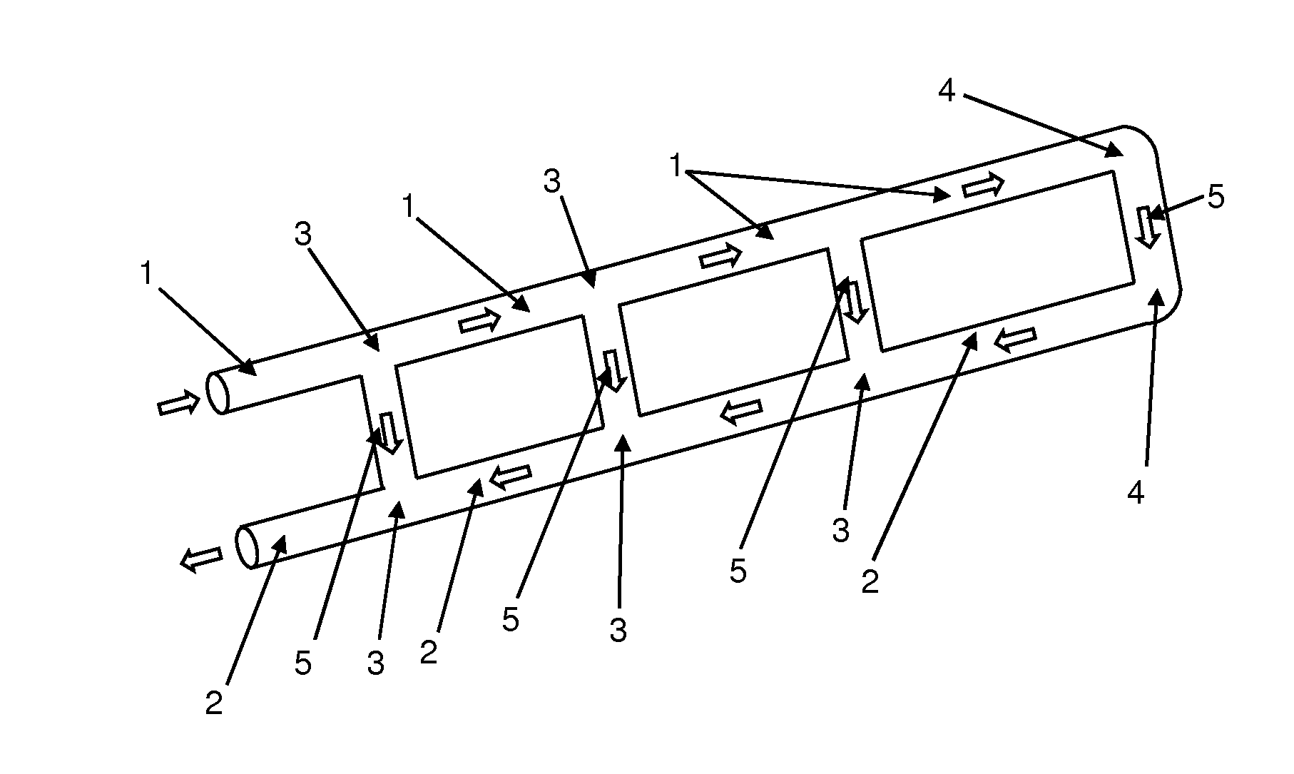 Cooling device for cylindrical, coupleable LED modules