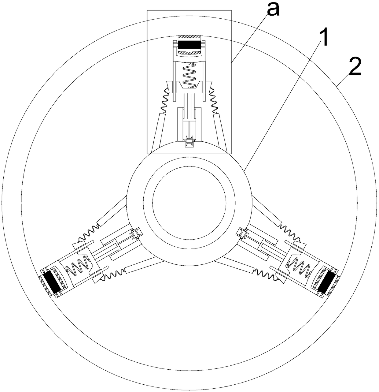 Environment-friendly energy-saving pipeline inner wall spraying device