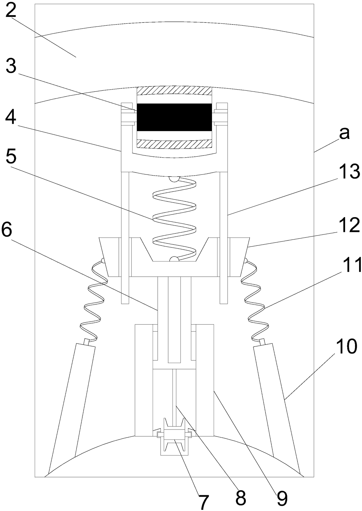 Environment-friendly energy-saving pipeline inner wall spraying device