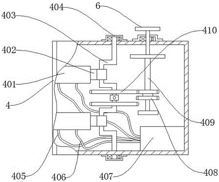 Spinning type manually-operated hydraulic steel bar cutting-off device capable of working in two directions