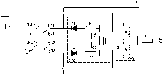 CCD detecting device