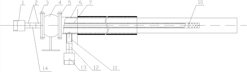 Underground double liquid grouting process and underground double liquid grouting machine thereof