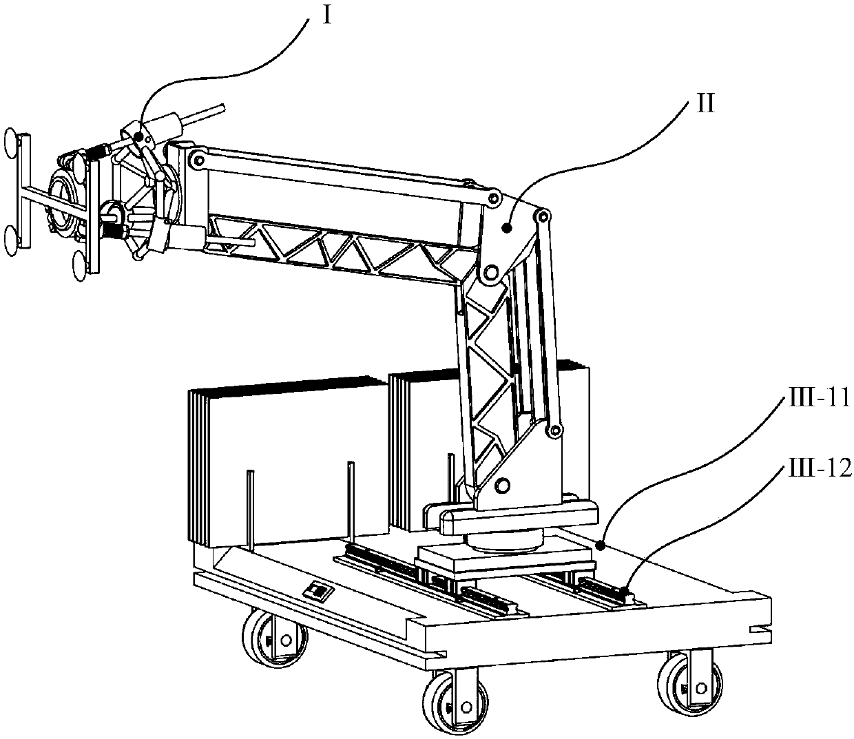 Force control building installation robot based on hybrid mechanism