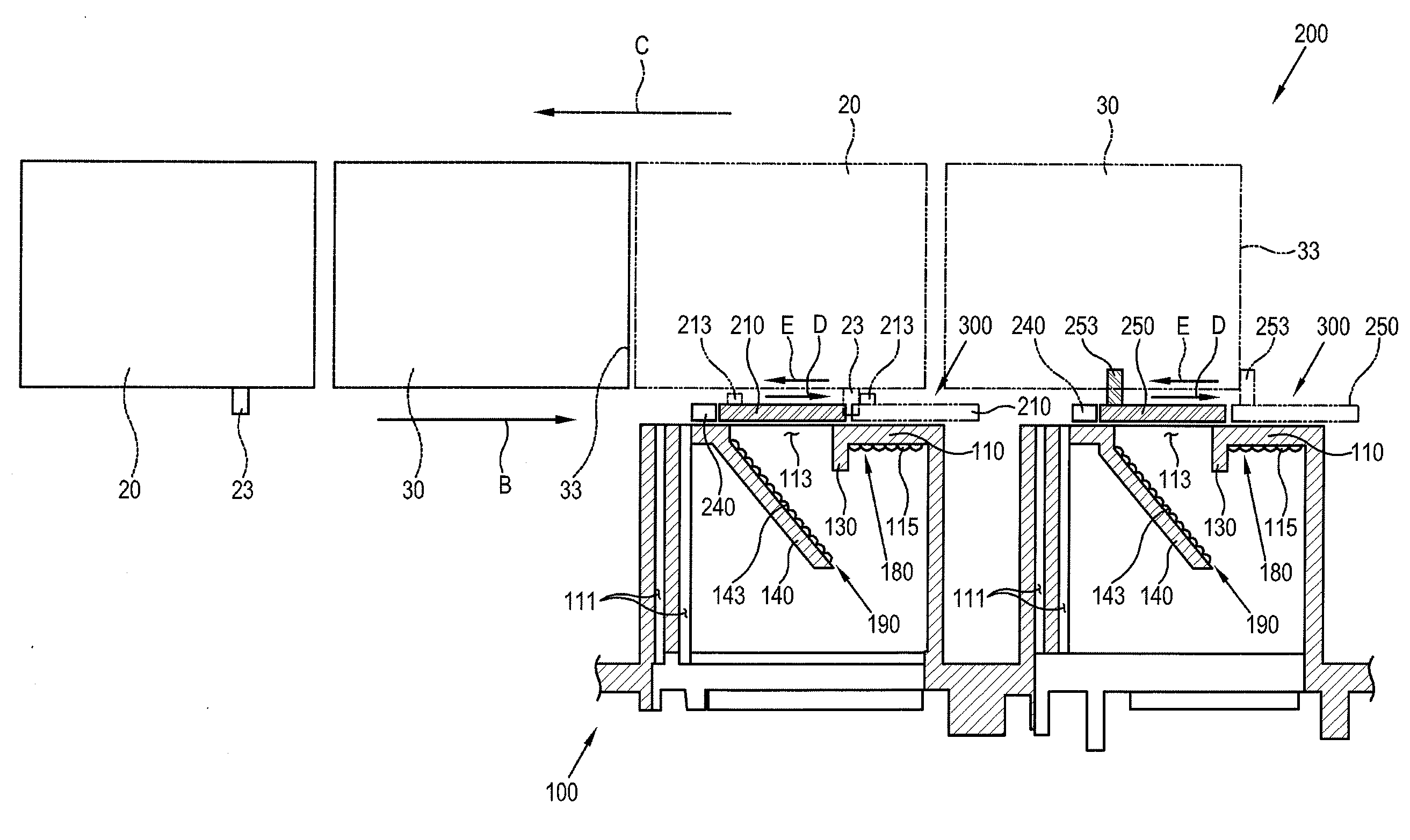 Waste ink container, waste ink storing apparatus and inkjet printer including the same