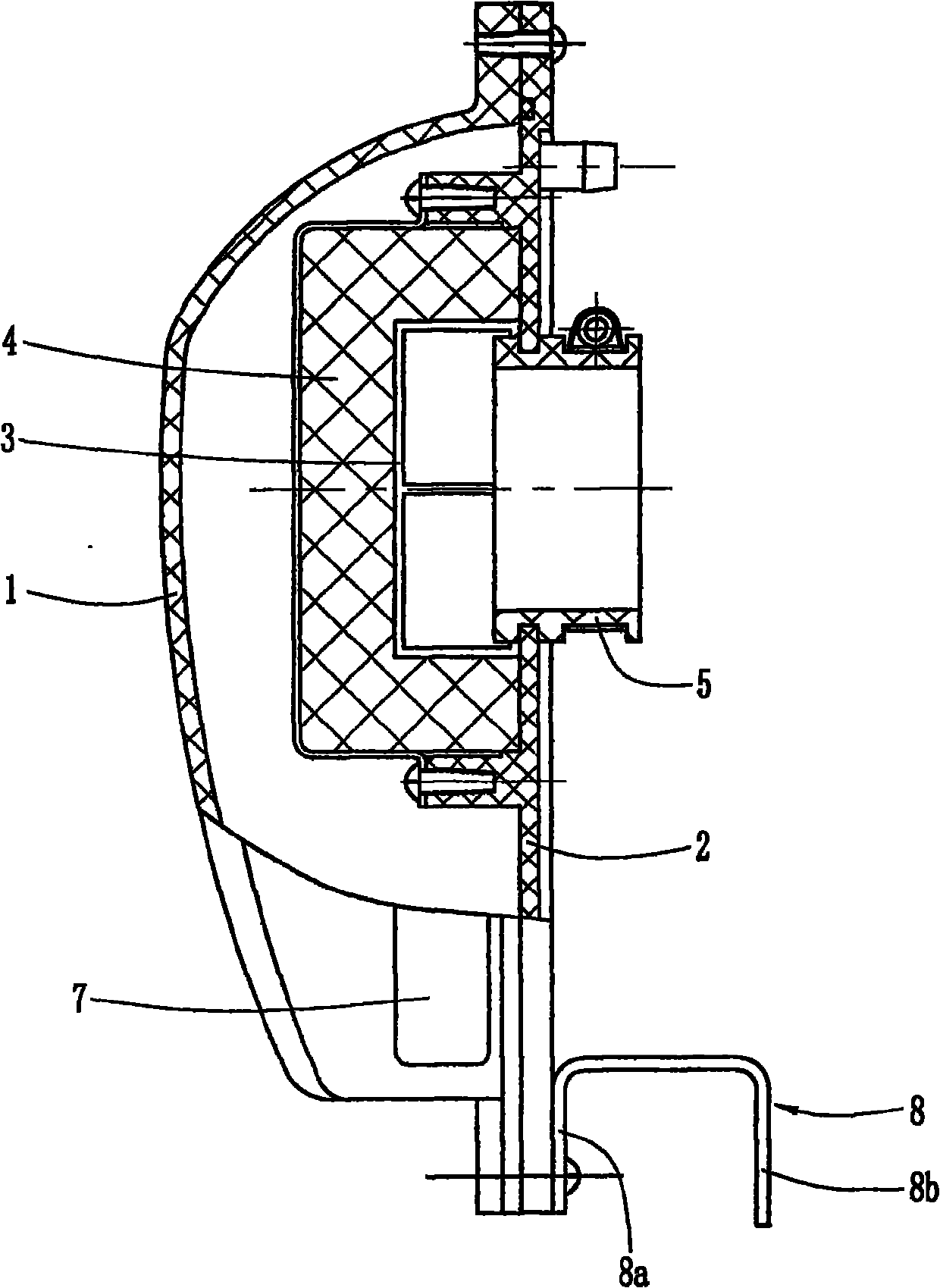 Water prevention and noise reduction air filter