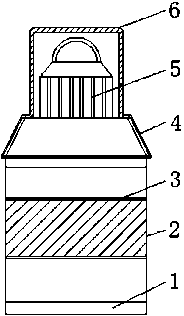 Medical drug liquid storage tank with automatic absorbing function