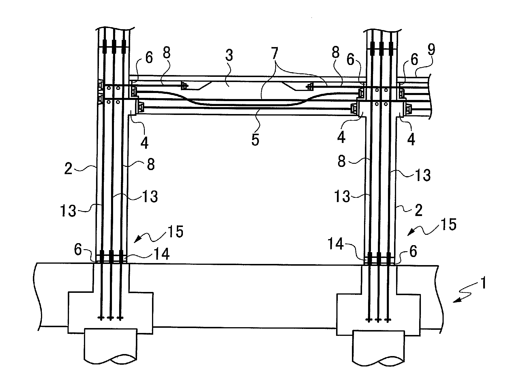 Earthquake resisting design method on the basis of PC binding articulation construction method