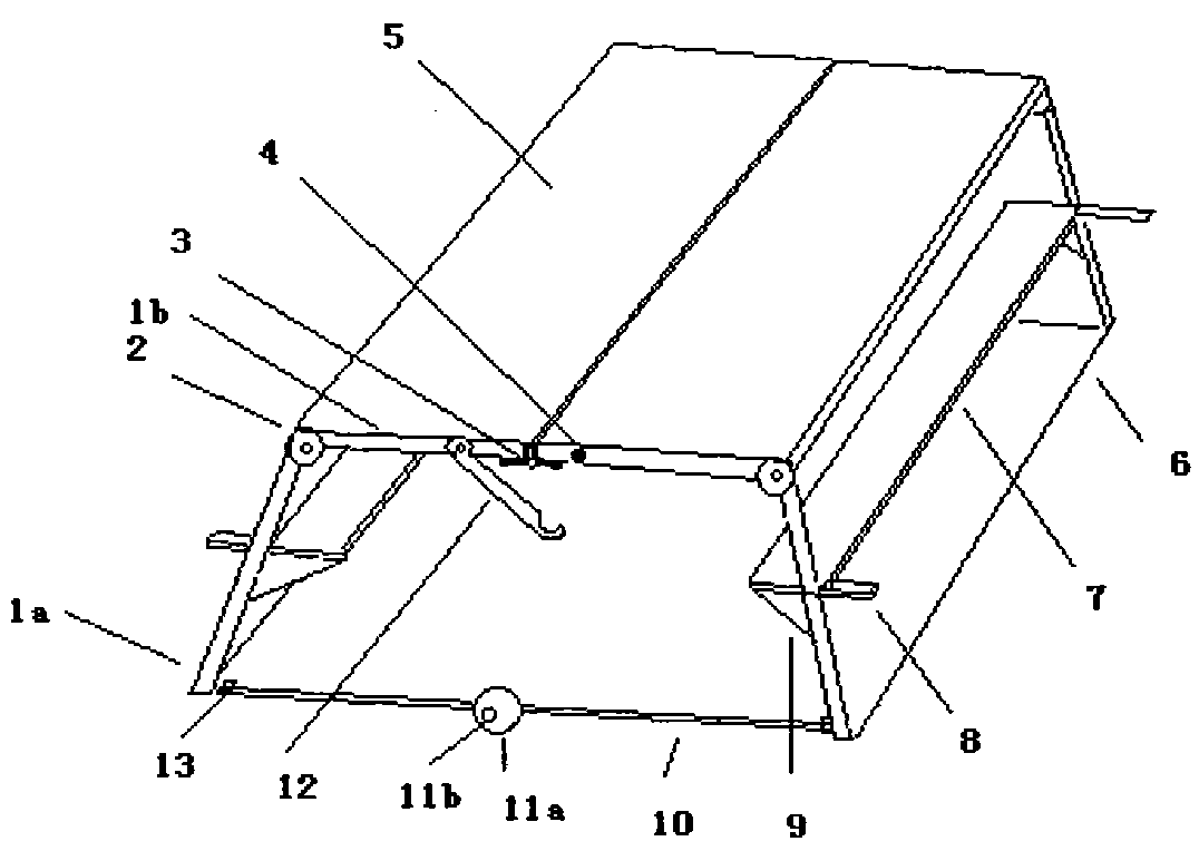 Integrated folding dining table and chairs