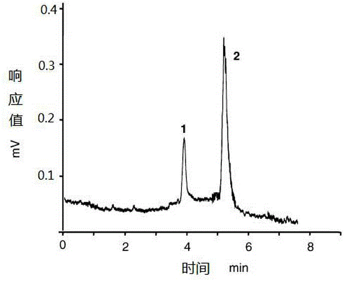 Chitosan bonded organic-silica gel hybridization monolithic column and preparation method thereof