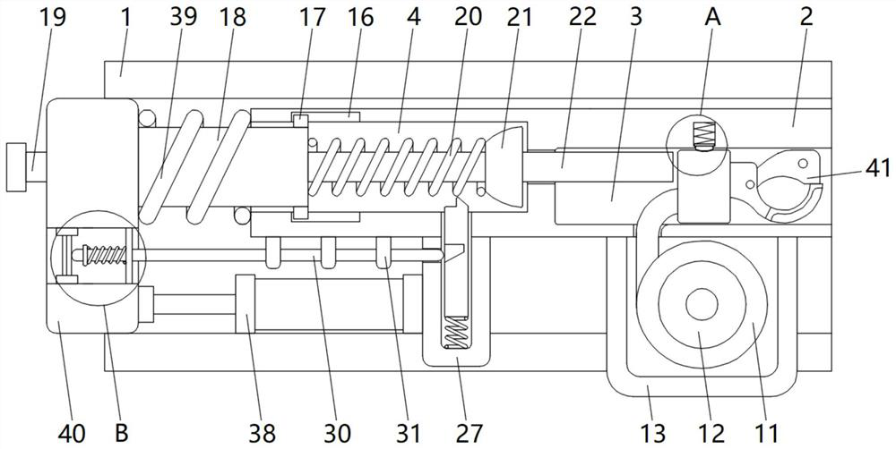 An automatic ejection hook for electric vehicles