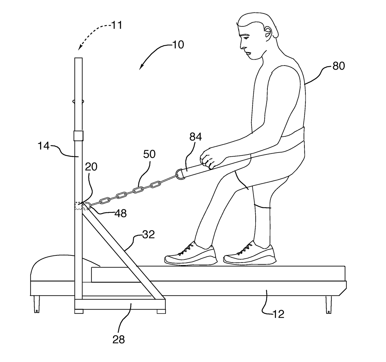 Sledmill exercise apparatus