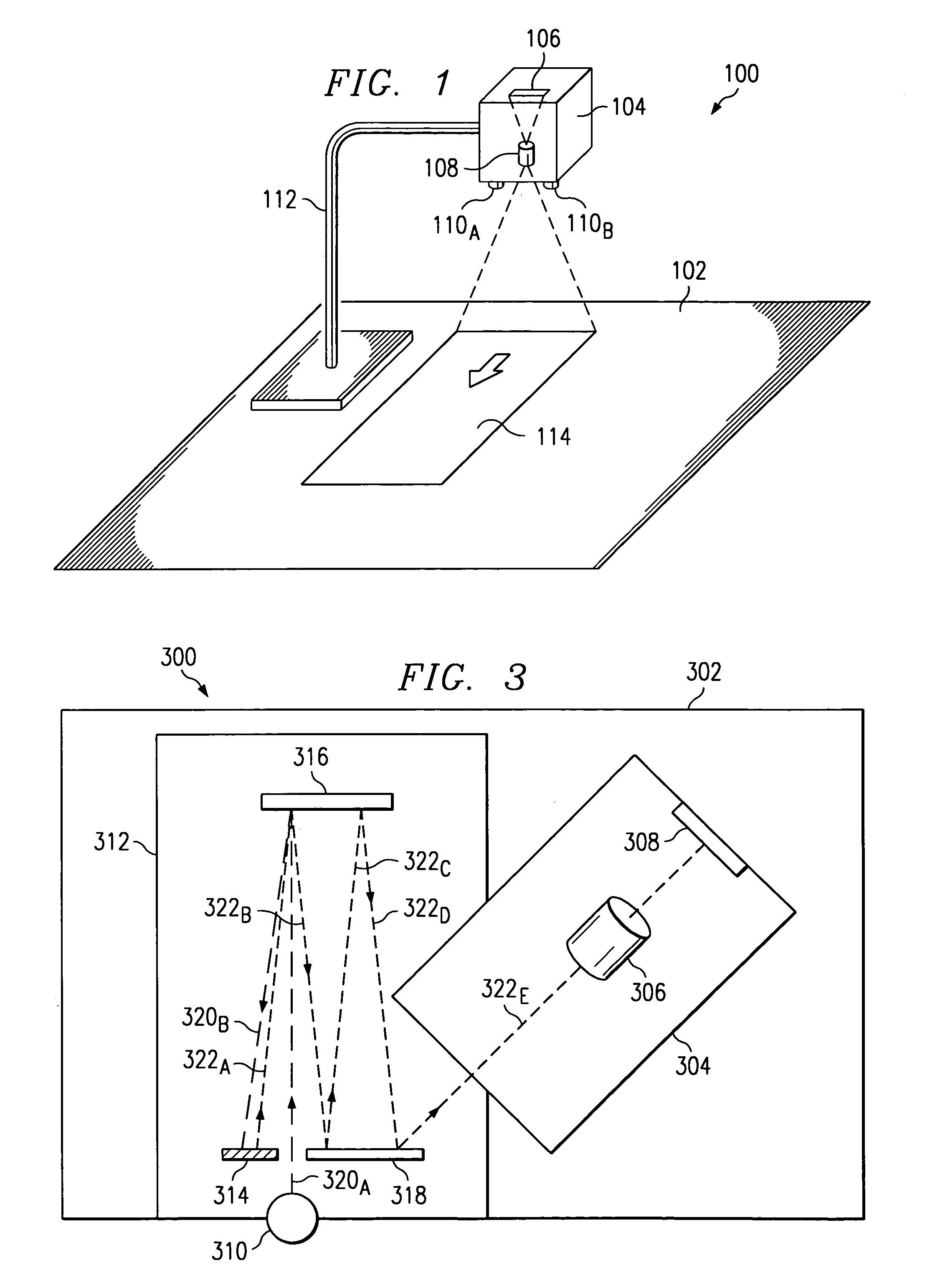 Method and system for calibrating a look-down linear array scanner utilizing a folded optical path