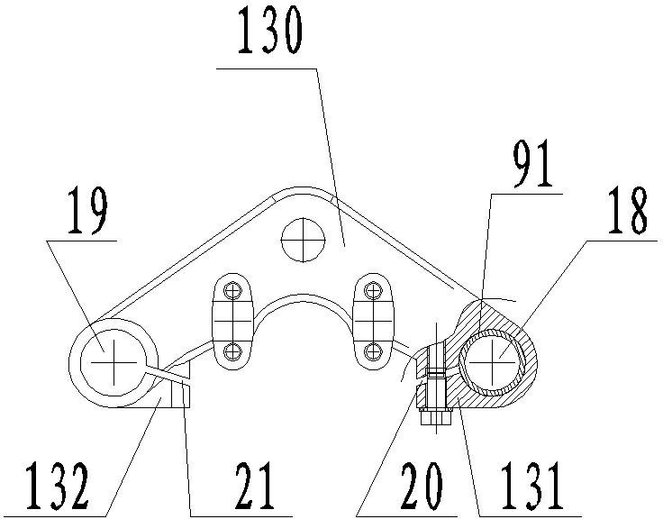 Front shock absorption assembly of motorcycle