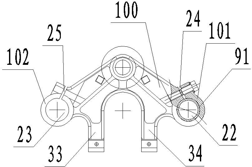 Front shock absorption assembly of motorcycle