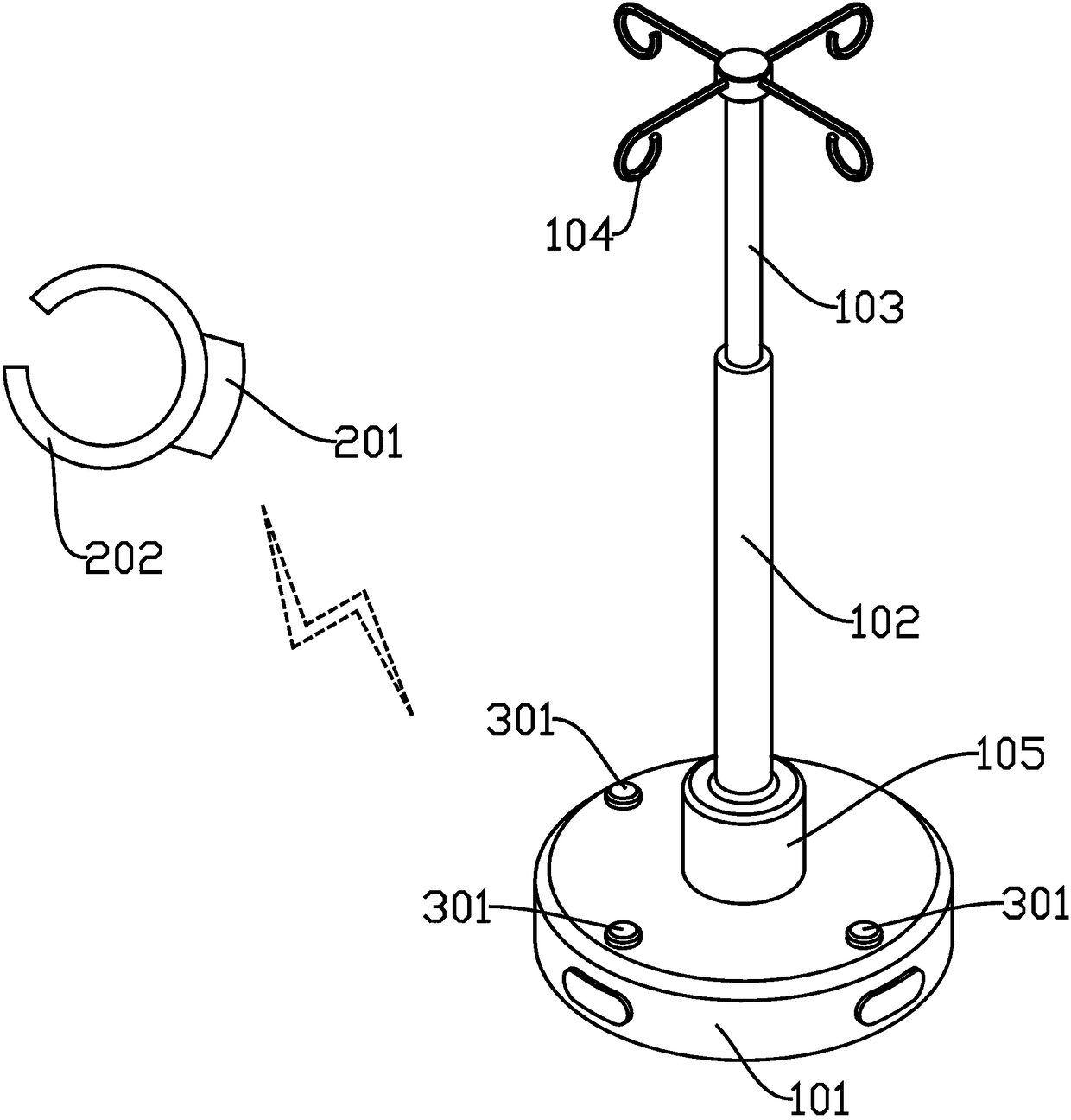 Intelligent infusion rack