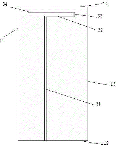 Mini broadband gap type mobile phone antenna