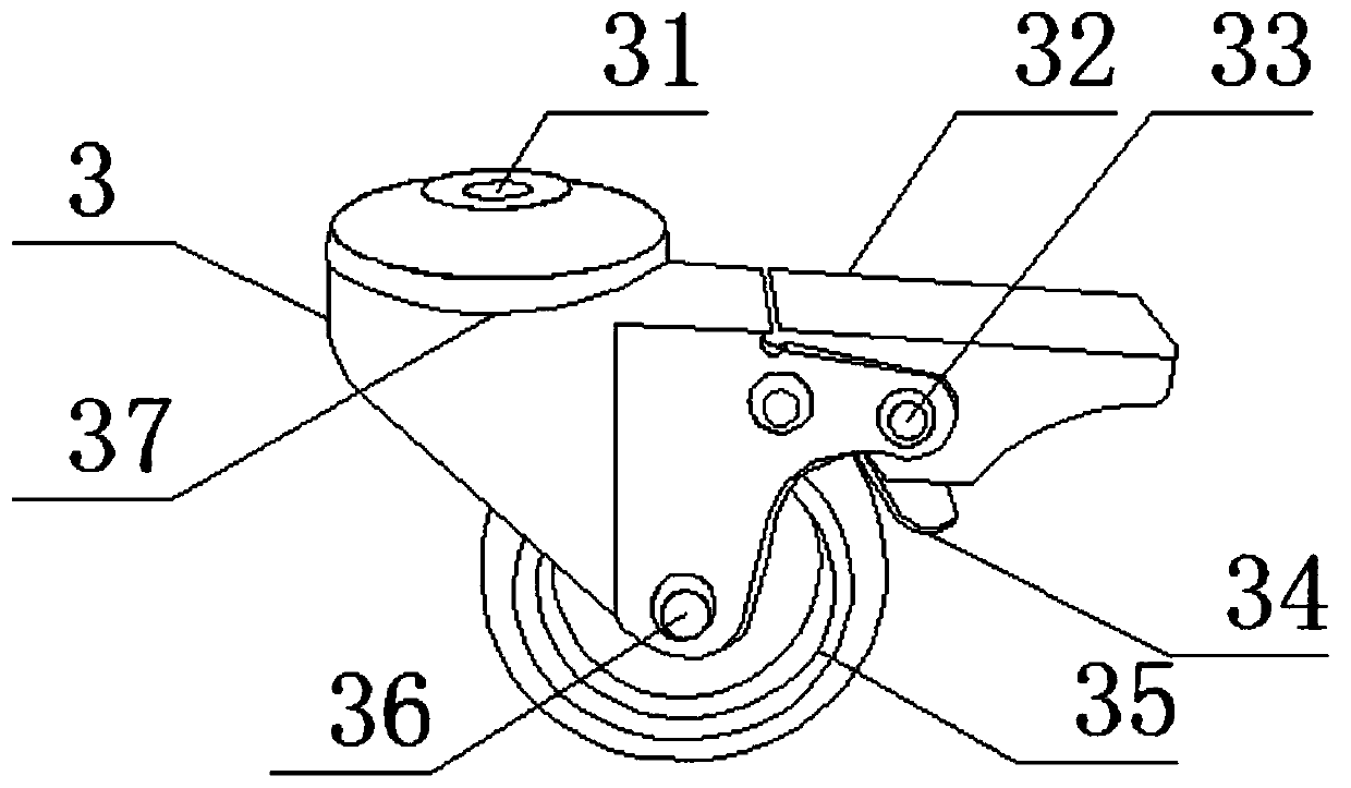 A convenient bucket truck with a tow hook and a reduction wheel