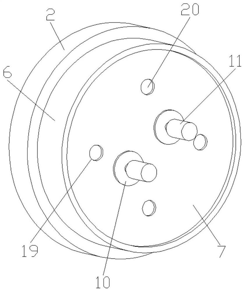 Device for visually detecting rubber ring of valve core sleeve