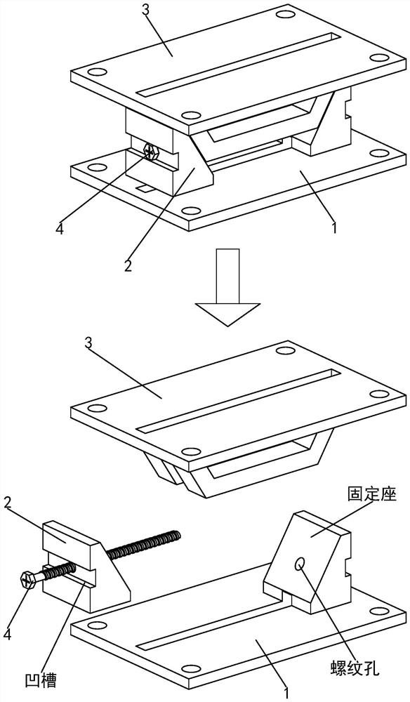 Fabricated building installation leveling assembly and production assembly equipment thereof