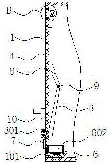 Particle crushing dryer window structure