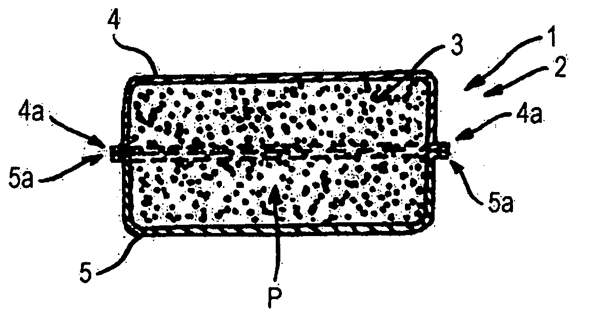 Funnel device used for mocha-type coffee and provided with perforating means and box for perforating means