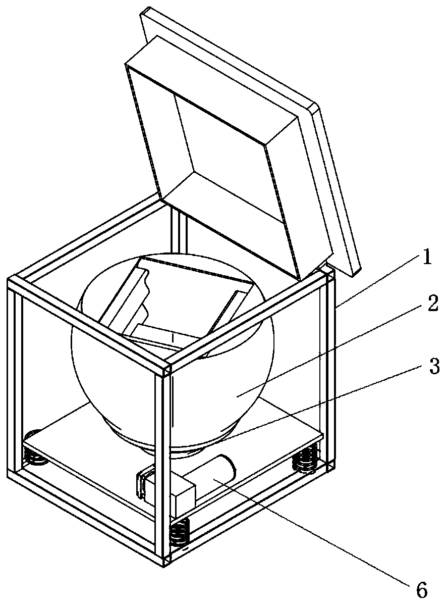 Takeout box for preventing leakage of soup