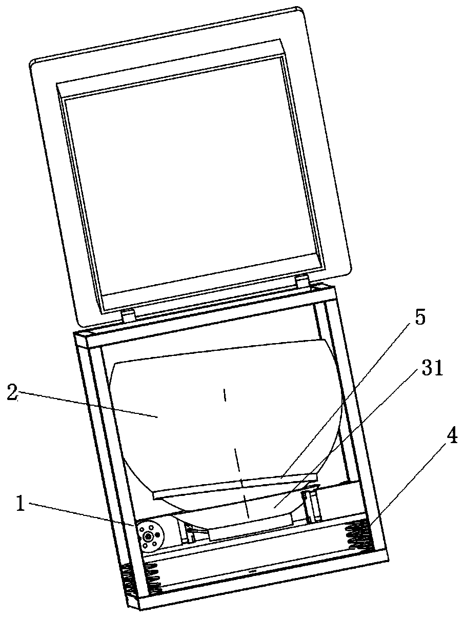 Takeout box for preventing leakage of soup