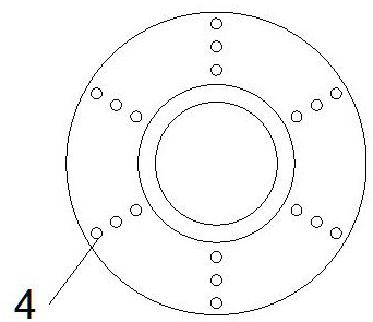 A casting surface sticking sand treatment device