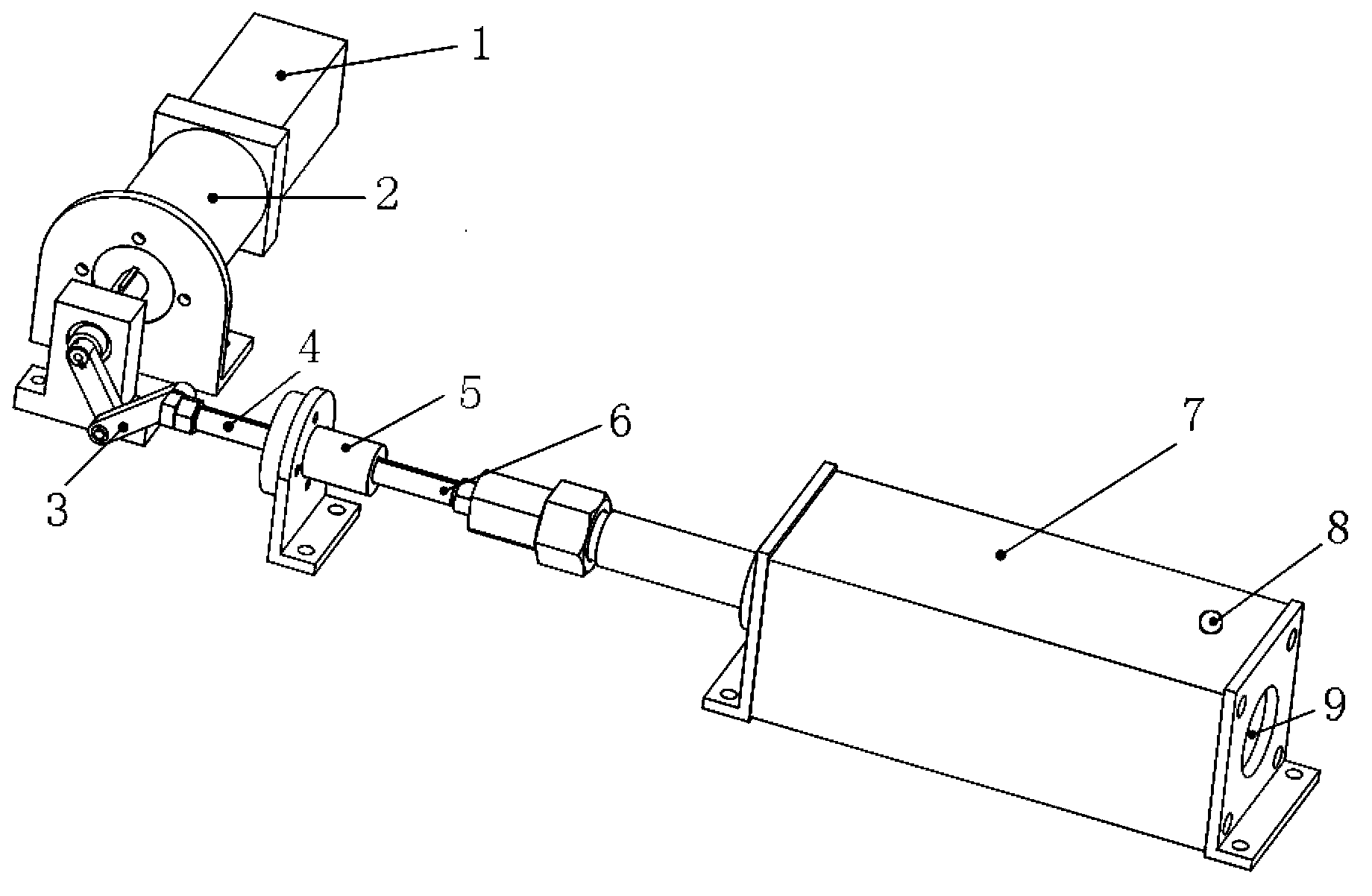 Heart chamber simulator driving mechanism