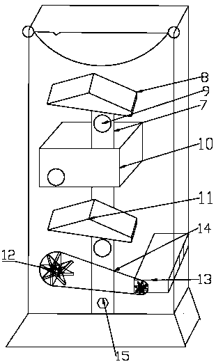 Portable precipitation measuring device of artificial rainfall device