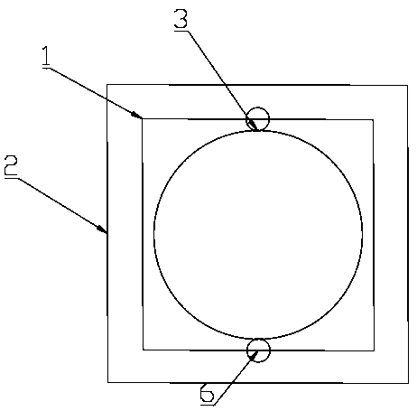 Portable precipitation measuring device of artificial rainfall device