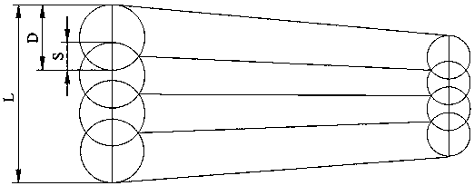 A laser cladding repair method for multi-pass evenly lapped damaged parts with unequal width