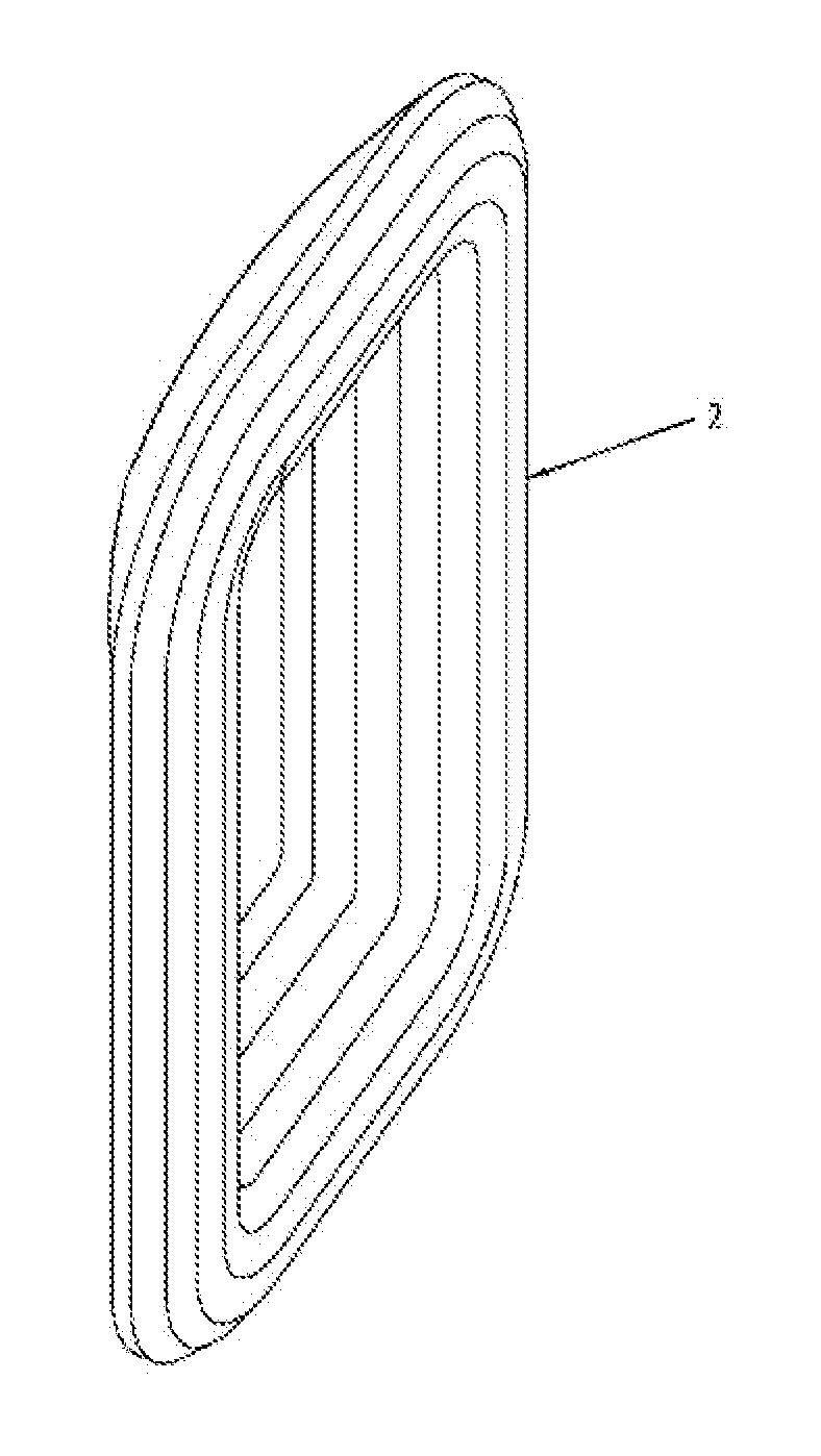 Amorphous alloy transformer iron core of three-dimensional triangle structure