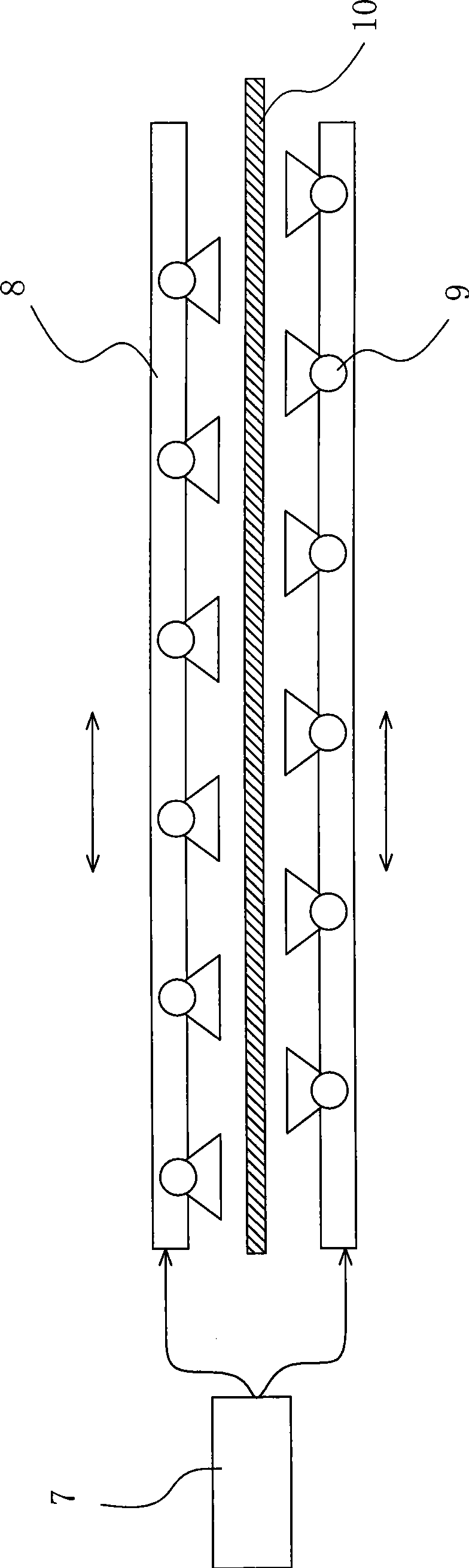 Method for producing semi-curing piece and device thereof