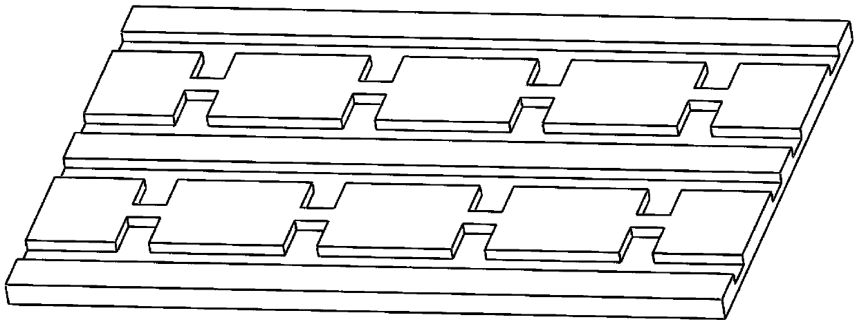 Glass chip for cultivating single cell array based on microfluidic patterning technology and preparation method thereof