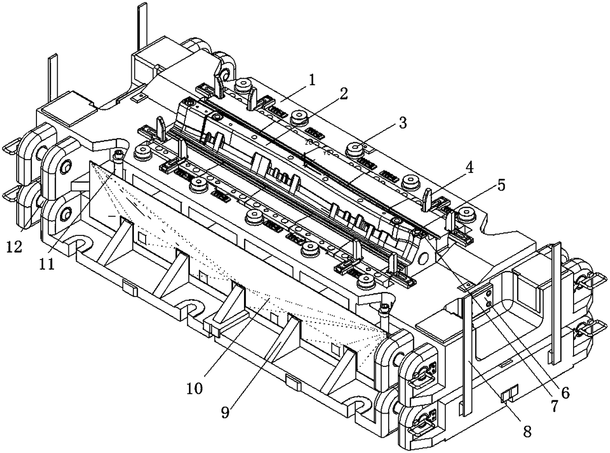 A beam drawing die