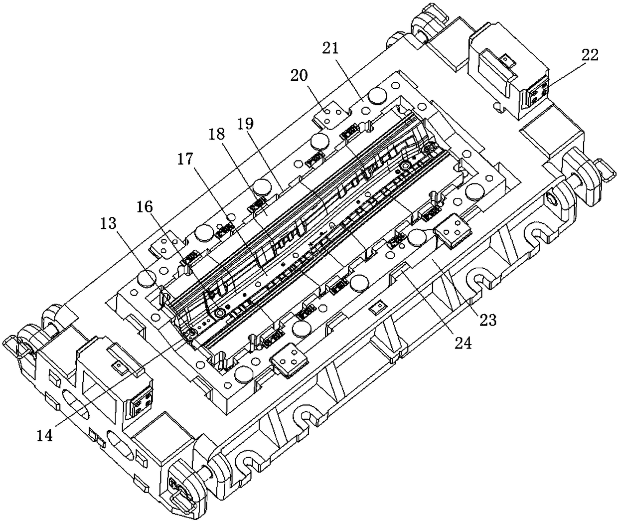 A beam drawing die