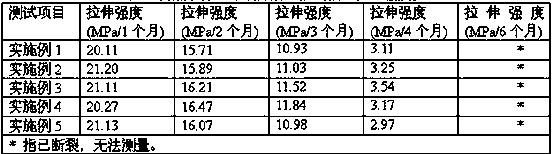 High polymer packaging material being easy to degrade under natural condition and preparation method of high polymer packaging material