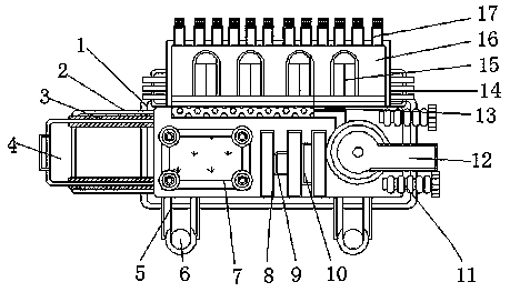 Industrial dust treatment device