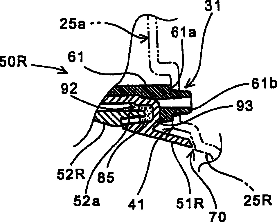 Lamp devices for vehicles