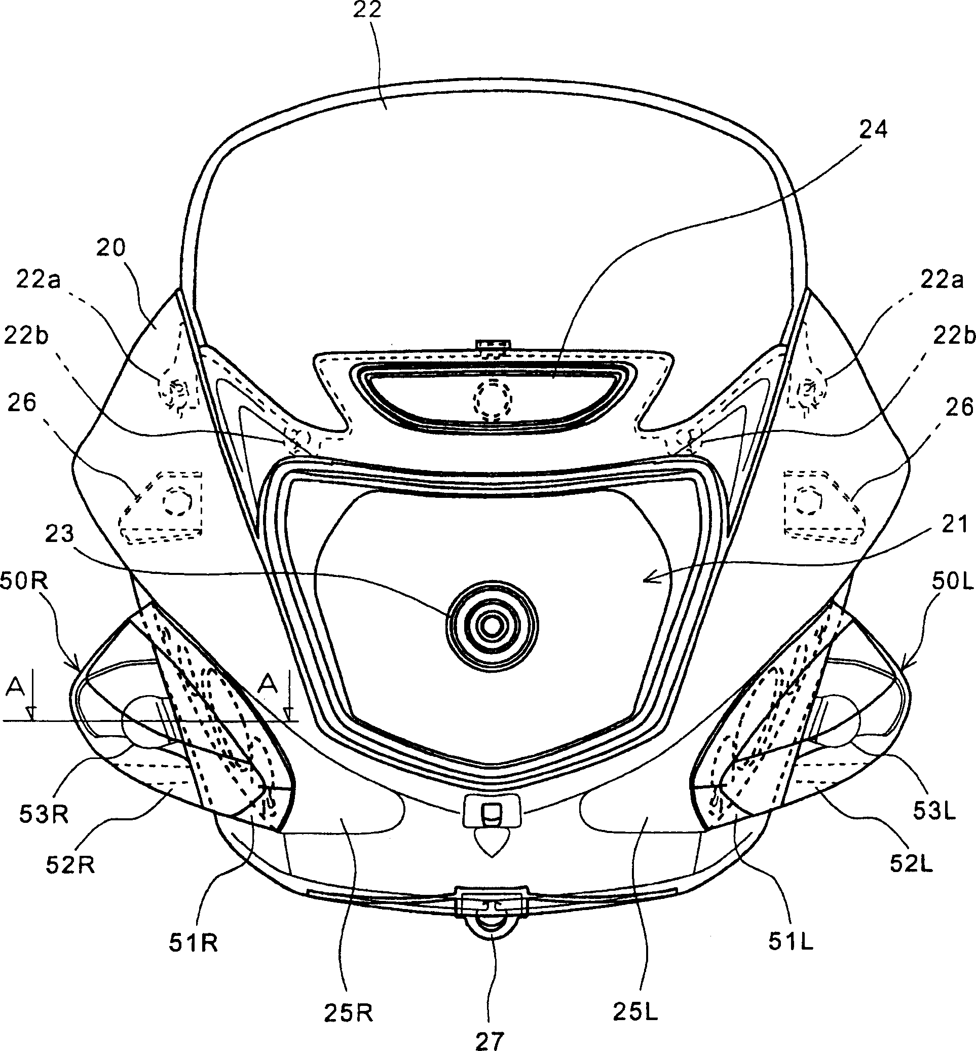 Lamp devices for vehicles