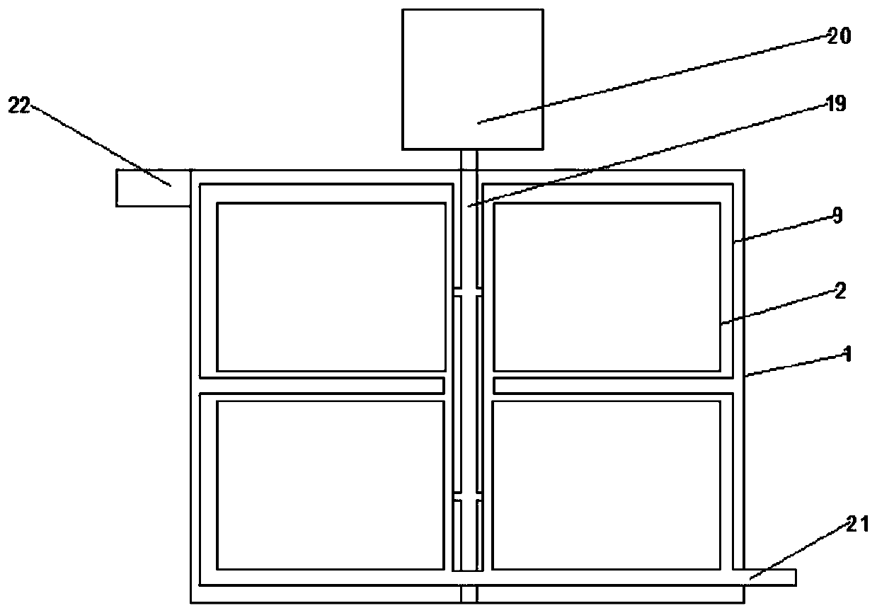 Multi-layer back flush anti-blocking artificial wetland system